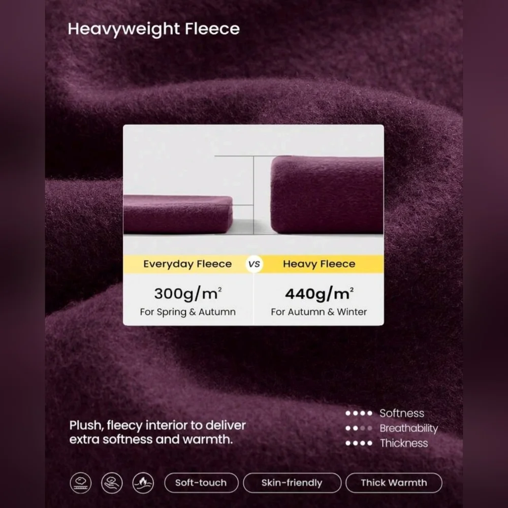 Heavyweight Fleece Oversized Fit Joggers NWT SZ Large - Picture 2 of 7